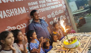 Birth day celebration at chanakya academy