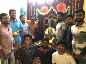 Vinayaka chaviti celebration at chanakya